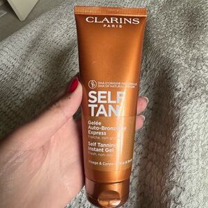 Clarins Self Tanning Instant Gel - Metallic Bronze Tube